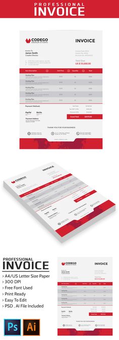 Check out new work on my @Behance portfolio - check invoice Check out new work on my @Behance portfolio - check invoice