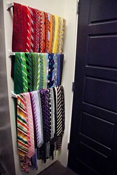 These 7 Ikea Hacks Will Upgrade Your Entire Apartment Towell Bar For Shallow Storage Ties Scarfs These Could Be Mounted On The End Of Metal Shelves