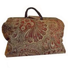FlyingNeedleGallerys Rose /& Multicolor Floral Medallion Tapestry Carpet Bag
