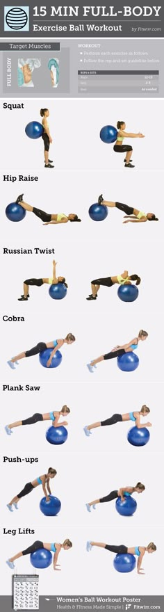 exercises you can do with an exercise ball