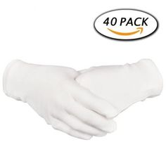One Hundred Percent Cotton Protect Hands White Butlers Gloves Ideal For Eczema Or Allergy Sufferers One Size One Hundred Percent Cotton Protect Hands White Butlers Gloves Ideal For Eczema Or Allergy Sufferers One Size