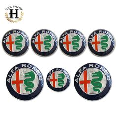 Emblema logo insignia Alfa Romeo Mito Giulietta Brera 147 159 166 GT 74 mm