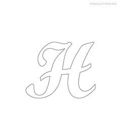 free printable stencils letters