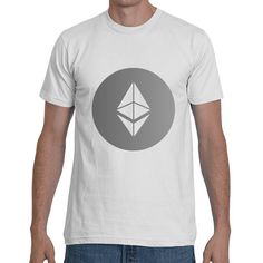 Ethereum Classic Crypto Bitcoin White Bella Canvas Short-Sleeve T-Shirt