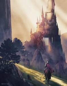 67 Fantasy and Medieval Buildings Cities & Castles Concept Art to Inspire You Homesthetics Inspiring ideas for your home Fantasy castle Concept art Castle illustration