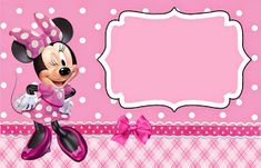passatempo da ana minnie rosa ohh twoodles pinterest minnie mouse birthday invitation template