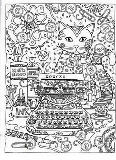 Creative Haven Cats Coloring Book For Adults Latest Trend In Anti Stress Inner Page Total 12 Sheets 24 Pages Model Number Cat