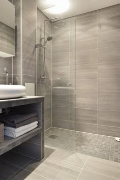 like tiles on shower floor and walls of shower... Shower Floor, Bathroom Shower Tile, Large Shower