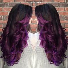 Brown To Violet Ombre By Melissa Meacham All Things Hair 50 Purple Ombre Hair Suggestions For Brunettes Blondes Or Redheads Find Your Ideal Black To Hairstyle Rainbow Inspiration And Much