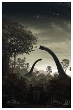 JURASSIC PARK Movie PHOTO Print POSTER Textless Film Art T-Rex Jeep Scene 007