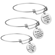 MANZHEN Custom Inspiration Cuff Bangle Encouragement Engraved Polished Stainless Personalized Birthday Gift