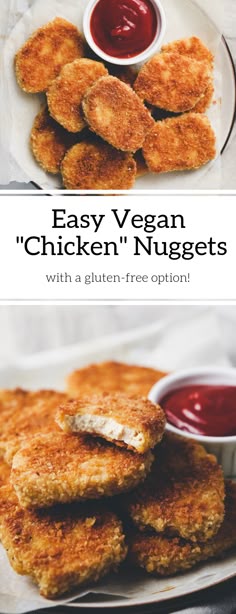 They’re crispy and tasty, and the perfect way to enjoy nuggets as a vegan or vegetarian! I love this recipe because you can make a large batch, freeze them, and then just reheat in the oven when you’re in need of a hassle-free meal.