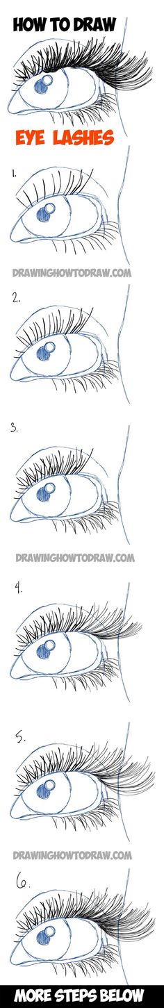 1013 best how 2 draw images on pinterest drawing ideas easy learn how to draw eye lashes with step by step illustrated tutorial diy face drawing