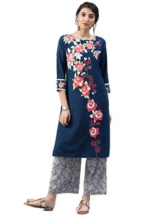 Indian Dress XXXL 3XL 4XL 5XL 6XL Kurtis For Women Green Solid Straight Embroidered Kurta For Women Ethnic Wear Plus Size Kurta Women