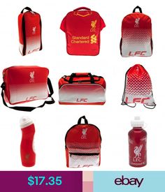 Liverpool FC Boot Bag School Boots Training Sport Black Crest Fan Official