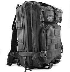 MFH Backpack Assault I 30L Trekking Military MOLLE Heavy Duty Rucksack Foliage