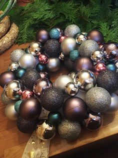 3er Set Weihnachtskugeln zum Befüllen Ø 8 cm /"Weihnachtsglück/" Weihnachtsdeko
