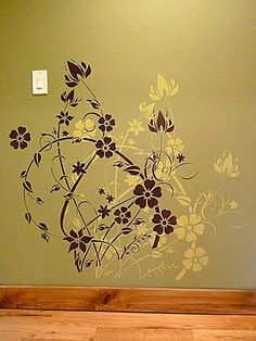 Stencil Art For Walls large flower stencil accent www.cuttingedgestencils | flower Stencil Art For Walls large flower stencil accent www.cuttingedgestencils | flower