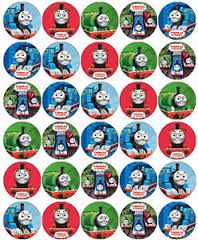 It is a photo of Intrepid Free Printable Thomas the Train Cup Cake Toppers This is a photo of Intrepid Free Printable Thomas the Train Cup Cake Toppers