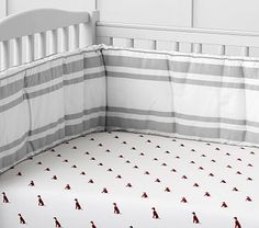 watercolor dog crib fitted sheet crib nursery and babies dog crib sheets