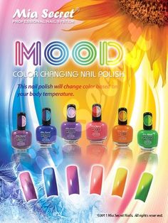 25 Best Mood Change Polish Images On Pinterest Changing Nail Mia Secret Mood Nail Lacquer Changing Polish Set 6 Diffe Color