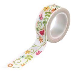 Holiday SLIM NARROW Xmas Poinsettia Holly Washi Tape Planner Supply Crafts