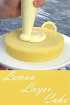 How To Make A 3 Tier Lemon Cake With An Ombre Buttercream Frosting Perfect For Wedding Cakes Preppykitchen Weddingcake Lemon Cake Easy Desserts Cake Recipes