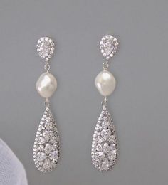YAZILIND Garnet drop dangle earrings white topaz rhinestone luxurious zirconia gold plated studs