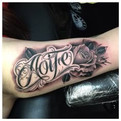 Some Of Todays Action Inner Bicep Script Name And A Rose Second Is Some Of Todays Action Inner Bicep Script Name And A Rose Second Is