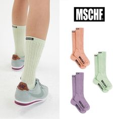 Womens//Girls Cute Cartoon Black And White Face Puppy Casual Socks Yoga Socks Over The Knee High Socks 23.6