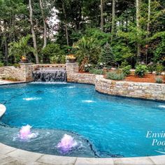 189 Best Water Features Images On Pinterest In 2018 Pools Gunite Pool With Bubblers Ma Backyard Designs Landscaping Swimming