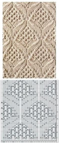 Lace knitting Crochet Stitches, Crochet, Knitting Projects, Knit Patterns, Knit Stitch Patterns