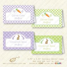 easter place cards