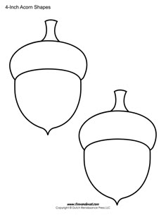 And Print This Free Fall Leaves Printable Template For All Print These Free Acorn Shapes Templates For Your Elementary School Clroom Choose From 6 Diffe Printables Kids