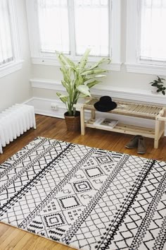 Nate Berkus Reversible Arrowhead Rug At Target Blackandwhite Rug Giveaway Target Area