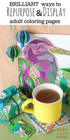 4 Brilliant Ways To Repurpose And Display Your Finished Coloring Pages