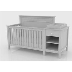Baby Nursery Convertible Crib Toddler Bed Furniture Espresso 3/1 ... Baby Nursery Convertible Crib Toddler Bed Furniture Espresso 3/1 ...