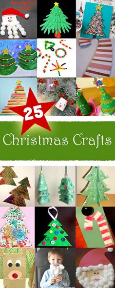 paper plate christmas tree craft simplelivingmama com pinterest 25 easy christmas crafts for kids to make