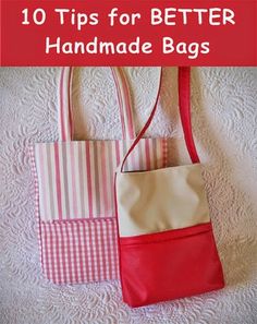 145 Best Bag Tutorials Images On Pinterest Sewing Projects 10 Tips For Better Handmade Bags Geta S Quilting Studio Good Information About Interfacing In Free Tutorial Section