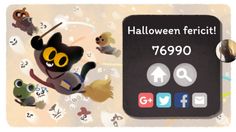 google halloween game halloween games halloween 2017 google doodles pac man change 3 gaming cat animation