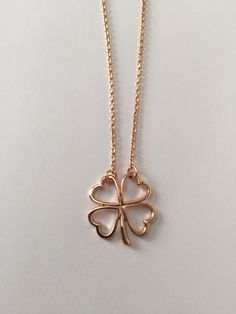 Lucky 4-leaf clover 925 Argent Sterling Collier Corona Sun Jewelry