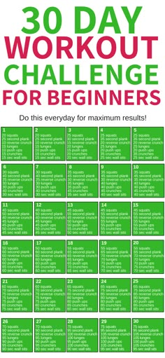 This 30 day workout challenge for beginners is THE BEST! I'm so glad I found this awesome workout challenge to help me loss weight this year! Definitely pinning this for later! #fitness #workout #fitnesschallenge #workoutchallenge Workout Challenge, At Home Workout Plan, Ways To Lose Weight