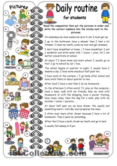 essay daily routine
