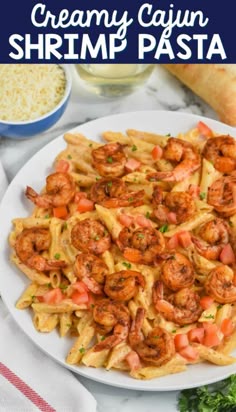 This Creamy Cajun Shrimp Pasta Recipe is going to be your new favorite weeknight night meal! Made with homemade cajun seasoning, delicious shrimp, creamy sauce, and penne noodles, it comes together in a snap.