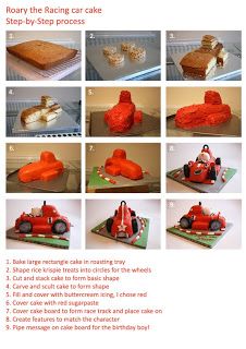 Ferrari F1 Racing Car Cake Topper Toppers Roary The Racing Car Cake Tutorial By 5 Currant Buns Directory Tutorials