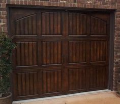 14 Best Fancy Garage Doors Images Wooden Carriage Faux Garage Doors Make A Metal Door Look Like Wood Love This Idea