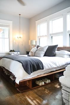 246 Best Master Bedroom Ideas Images On Pinterest In 2018 Paint I Don T Always Like Pallet Style Beds But This Is Cute