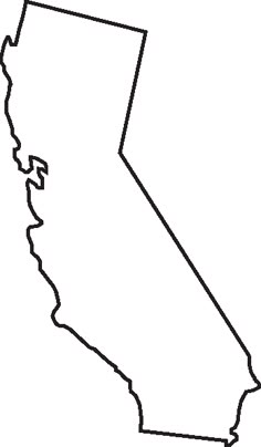 California Outline Clip Art California Outline Clip Art