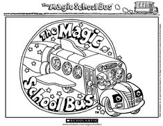 Magic School Bus Coloring Pages The Magic School Bus Coloring Pages