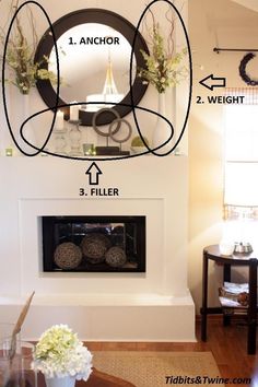 How to Decorate a Mantel | Mantels Twine and Master bedroom